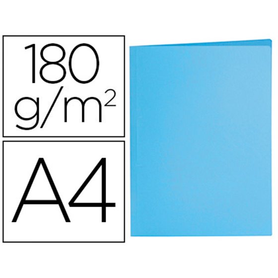 Subcarpeta Liderpapel A4 Azul Pastel 180G/M2