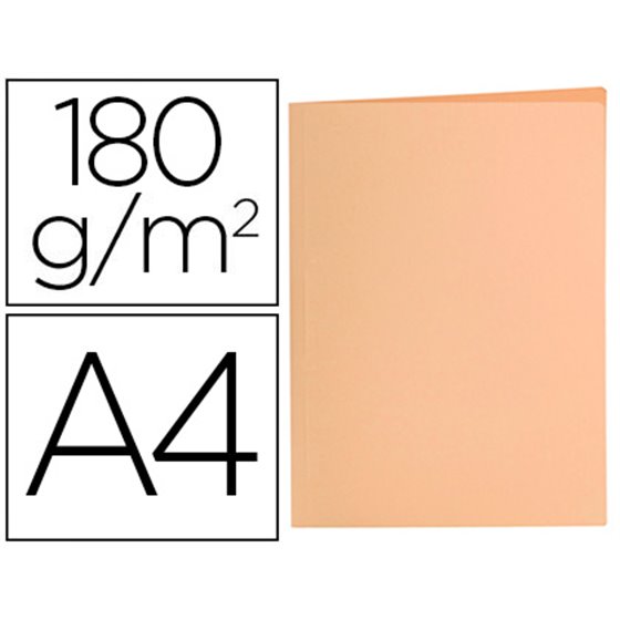 Subcarpeta Liderpapel A4 Naranja Pastel 180G/M2