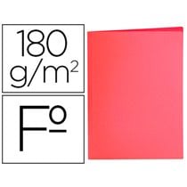 Subcarpeta Liderpapel Folio Rojo Pastel 180G/M2