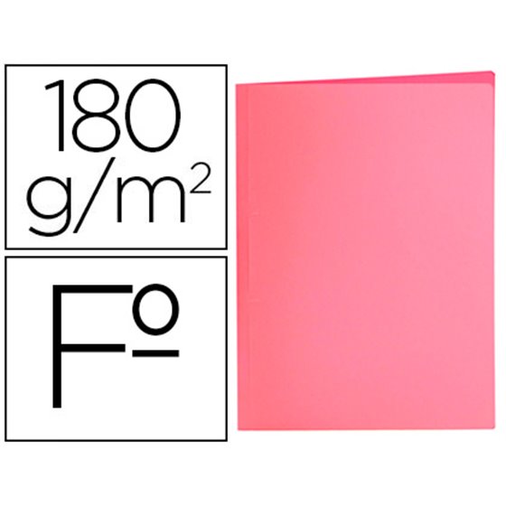 Subcarpeta Liderpapel Folio Rosa Pastel 180G/M2
