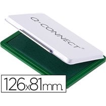 Tampon Q-Connect N�1 126X81 Mm Verde