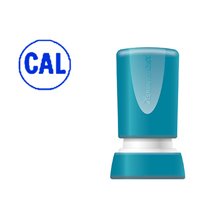 Sello X'Stamper Quix Personalizable Color Azul Redondo Diametro 14 Mm Q-32