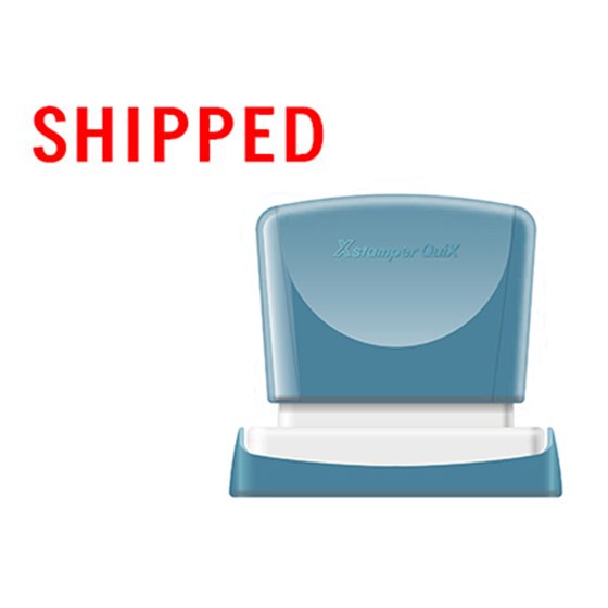 Sello X'Stamper Quix Personalizable Color Rojo Medidas 13X49 Mm Q-13