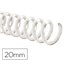 Espiral Plastico Q-Connect Transparente 32 5:1 20Mm 2Mm Caja De 100 Unidades