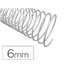 Espiral Metalico Q-Connect Blanco 64 5:1 6 Mm 1Mm Caja De 200 Unidades
