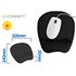 Alfombrilla Para Raton Q-Connect Con Reposamu�ecas Ergonomica De Gel Color Negro 225X240X20 Mm