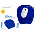 Alfombrilla Para Raton Q-Connect Con Reposamu�ecas Ergonomica De Gel Color Azul 225X240X20 Mm