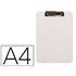Portanotas Q-Connect Plastico Din A4 Blanco 2,5Mm