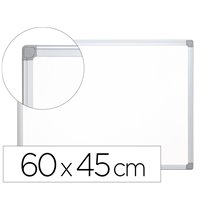 Pizarra Blanca Q-Connect Lacada Magnetica Marco Aluminio 60X45 Cm