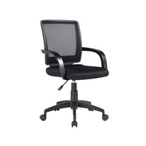 Silla Giratoria Q-Connect Respaldo Medio Regulable En Altura 900+100X560X570 Mm Color Negro
