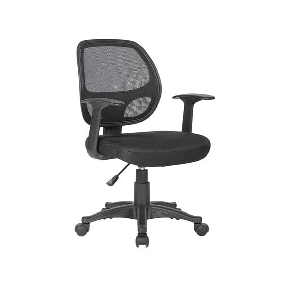 Silla Giratoria Q-Connect Respaldo Medio Regulable En Altura 870+120Mm Alto 550Mm Ancho 590Mm Profundidad