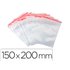 Bolsa Plastico Autocierre Q-Connect 150X200 Mm Paquete De 100 Unidades
