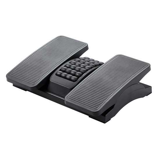 Reposapies Plastico Q-Connect Ajustable Derecha Izquierda 2 Alturas Efecto Masaje 430X320X110 Mm