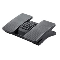 Reposapies Plastico Q-Connect Ajustable Derecha Izquierda 2 Alturas Efecto Masaje 430X320X110 Mm