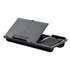 Soporte Q-Connect Ancho Para Portatil Movil Raton Hasta 17\" Ajustable 7 Angulos Diferentes Color Negro