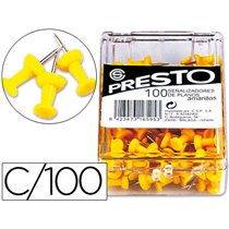 Se�alizador De Planos Presto Amarillo Caja De 100 Unidades