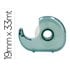Miniportarrollo Liderpapel Ecouse 100% Plastico Reciclado Para Cinta De 33 Mt X 19 Mm