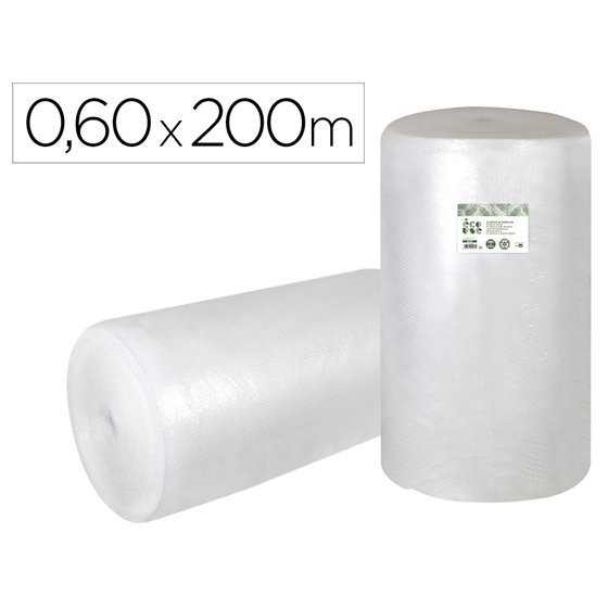Plastico Burbuja Liderpapel Ecouse 0.60X200M 30% De Plastico Reciclado