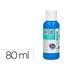 Pintura Acrilica Liderpapel Bote De 80 Ml Cian