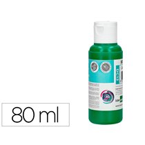 Pintura Acrilica Liderpapel Bote De 80 Ml Verde Oscuro