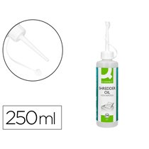 Aceite Lubricante Q-Connect Para Destructora De Documentos Bote De 250 Ml