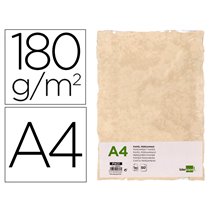 Papel Pergamino Liderpapel Din A4 Con Bordes 180G/M2 Color Crema Paquete De 50 Hojas