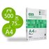 Papel Fotocopiadora Greening Din A4 75 Gramos Paquete De 500 Hojas