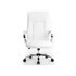 Silla Q-Connect Direccion Vero Na Simil Piel Base Metalica Alt Max 1210 Anc 650 Prof 730 Mm Ruedas Premium Color Blanco