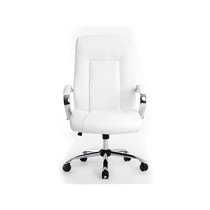 Silla Q-Connect Direccion Vero Na Simil Piel Base Metalica Alt Max 1210 Anc 650 Prof 730 Mm Ruedas Premium Color Blanco