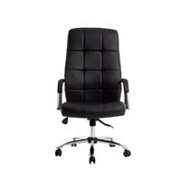 Silla Q-Connect Direccion Piav E Simil Piel Base Metalica Alt Max 1250 Anc 610 Prof 700 Mm Ruedas Premium Color Negro