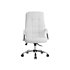Silla Q-Connect Direccion Piav E Simil Piel Base Metalica Alt Max 1250 Anc 610 Prof 700 Mm Ruedas Premium Color Blanco