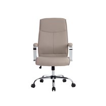 Silla Q-Connect Direccion Mode Na Simil Piel Base Metalica Alt Max 1210 Anc 630 Prof 650 Mm Ruedas Premium Color Gris