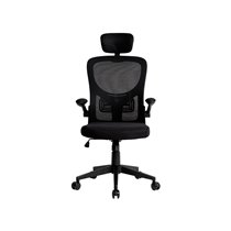 Silla Q-Connect Ergonomica Pal Ermo Malla Base Nylon Alt Max 1300 Anc 610 Prof 600 Ruedas Premium Color Negro
