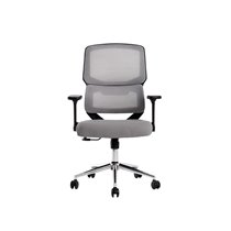 Silla Q-Connect Oficina Lucca Malla Base Metalica Alt Max 1090 Anc 700 Prof 650 Ruedas Premium Color Negro Gris