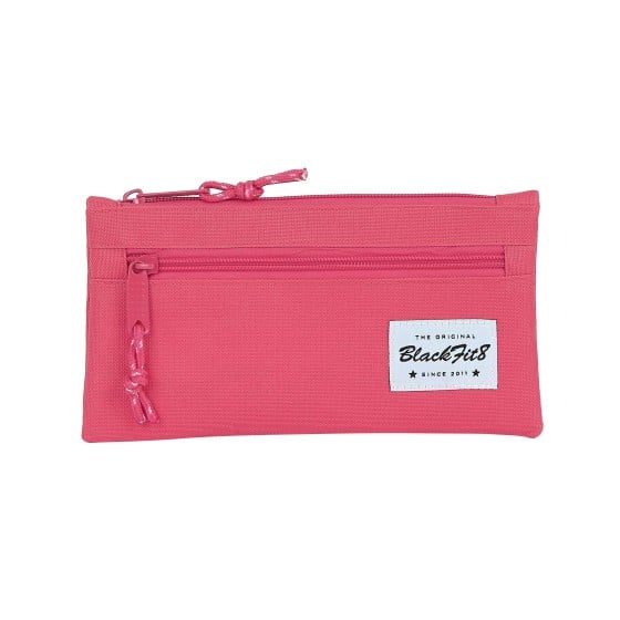 Portatodo Escolar BLACKFIT8 2 Cremalleras 22 x 11 x cm.