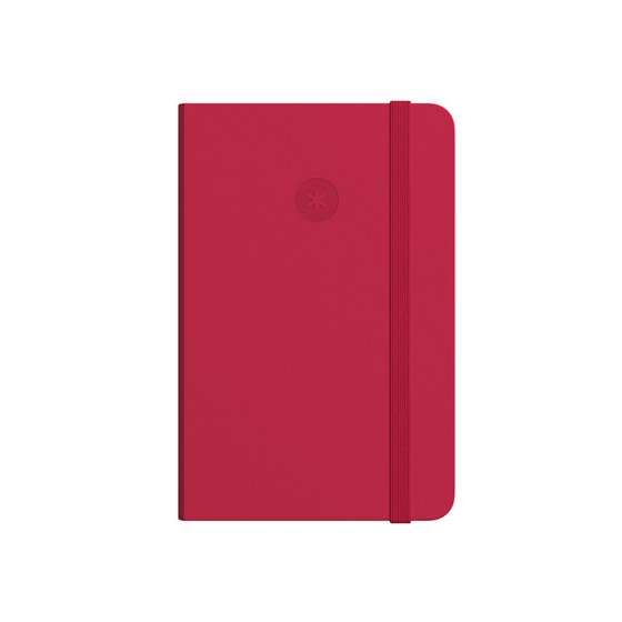 Cuaderno Con Gomilla Antartik Notes Tapa Dura A4 Hojas Lisas Rojo 100 Hojas 80 Gr Fsc