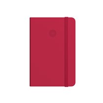 Cuaderno Con Gomilla Antartik Notes Tapa Dura A5 Hojas Rayas Rojo 100 Hojas 80 Gr Fsc