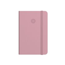 Cuaderno Con Gomilla Antartik Notes Tapa Dura A5 Hojas Rayas Rosa Pastel 100 Hojas 80 Gr Fsc