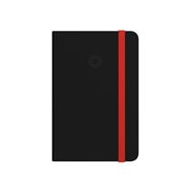 Cuaderno Con Gomilla Antartik Notes Tapa Dura A4 Hojas Lisas Negro Y Rojo 100 Hojas 80 Gr Fsc