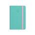 Cuaderno Con Gomilla Antartik Notes Tapa Dura A5 Hojas Cuadricula Rosa Y Turquesa 100 Hojas 80 Gr Fsc
