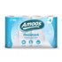 Papel De Cocina Amoos 2 Capas 100 Mm Diametro X 224 Mm Alto 42G/M2 36 Servicios Paquete De 4 Rollos