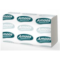 Toalla Secamanos Amoos Industrial 2 Capas 32G/M2 21X22 Cm Caja De 20 Paquetes De 142 Unidades