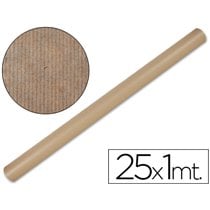 Papel Kraft Liderpapel Marron Rollo 25X1 Mt