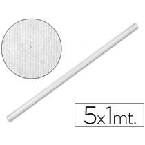 Papel Kraft Liderpapel Blanco Rollo 5X1 Mt