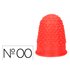Dediles Q-Connect Goma N�00 18-20 Mm Diametro Caja De 12 Unidades Color Rojo