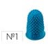 Dediles Q-Connect Goma N�1 20-22 Mm Diametro Caja De 12 Unidades Color Azul