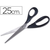 Tijera Oficina Q-Connect Inoxidable 10\" 25 Cm Blister