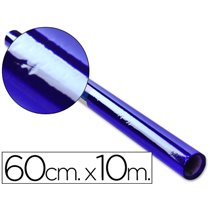 Papel Celofan Liderpapel Rollo Azul 0,60 X 10 Mt