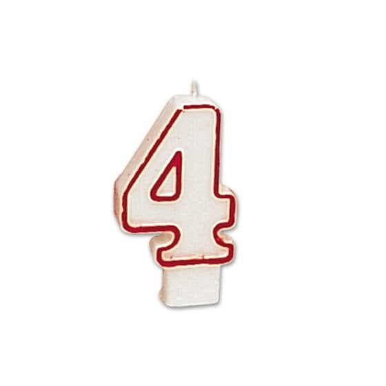 Vela Cumplea�os Liderpapel N�4