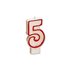 Vela Cumplea�os Liderpapel N�5